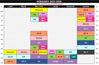 Planning des cours 